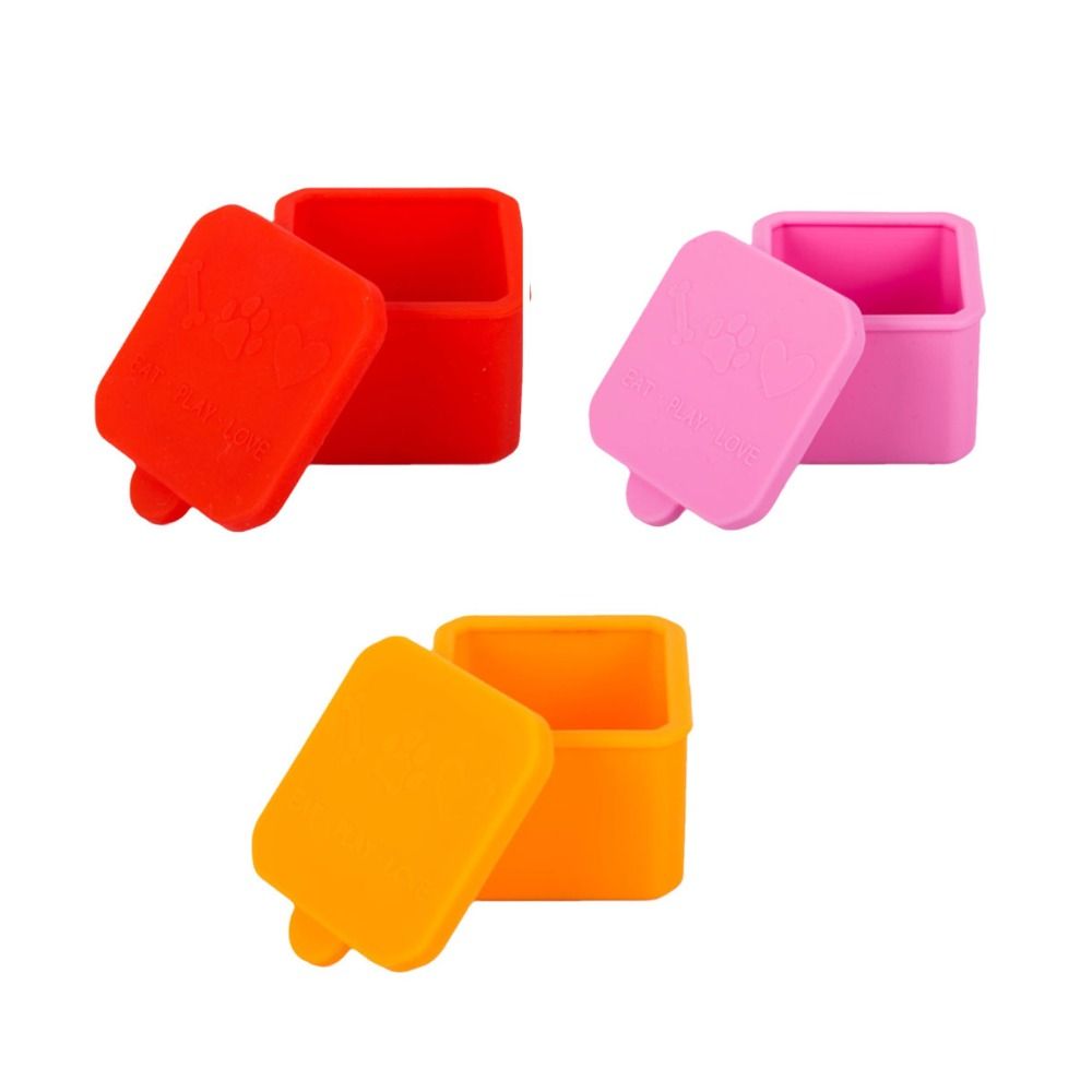 Food Snacks Distribution - 1/3 Stück Picknick-Lebensmittelverteilerbox Rot/Rosa/Lila/Grün/Orange/Blau 2/4 Zoll