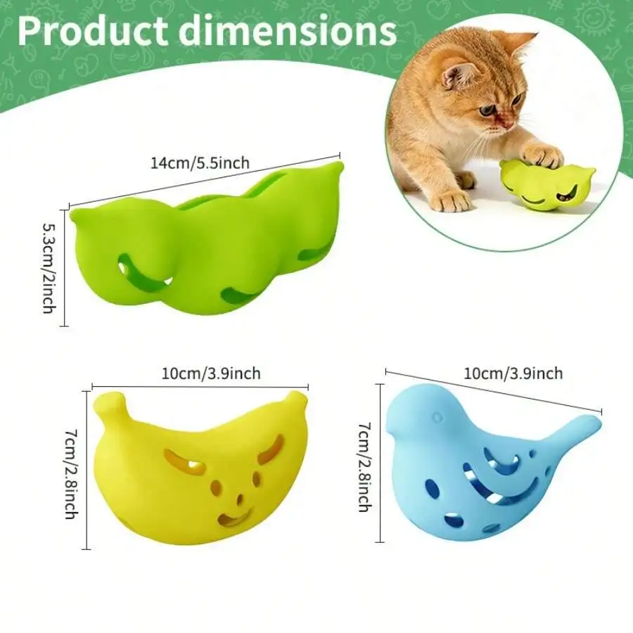 Food Snacks Distribution - Interaktives Katzensnack-Verteilungsspielzeug-Set, 1-3 Packungen niedlich gestalteter