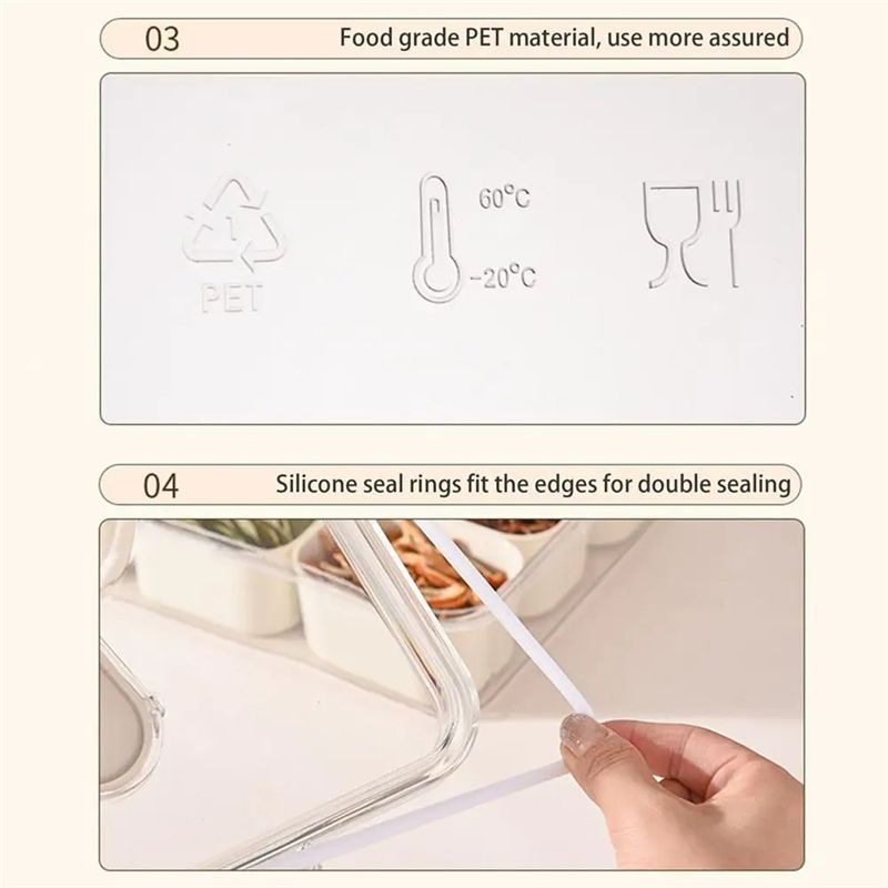 9-Fächer-Serviertablett mit De – Food Snacks Candy Bewertung und Preis